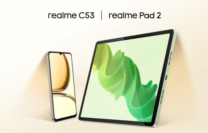 realme c53 and pad 2